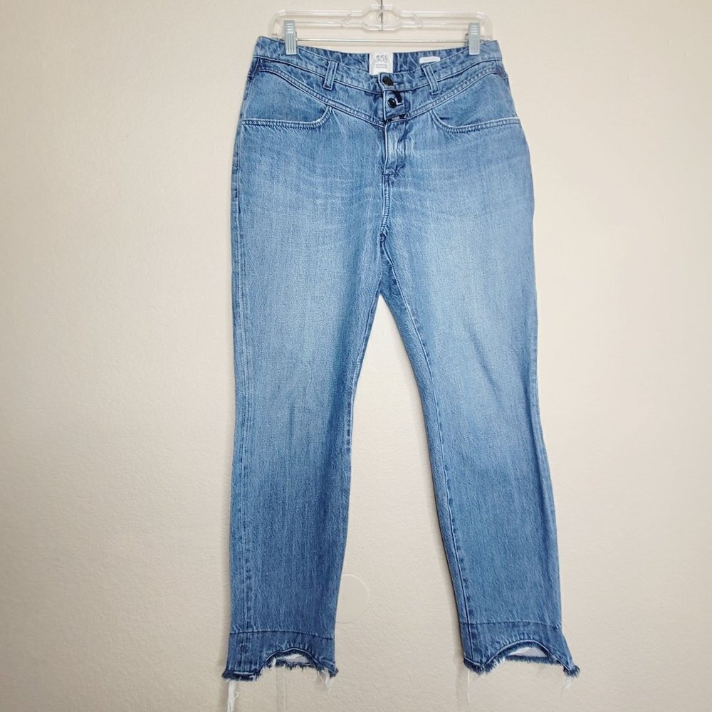 Closed Womens Francois Girbaud Candiani Italian Premium Denim size 28 Frayed Hem